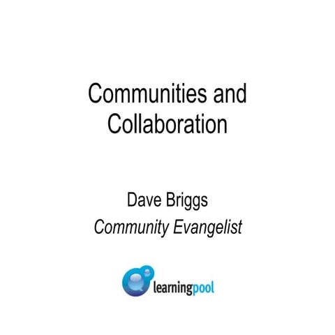 Communities and collaboration for governors