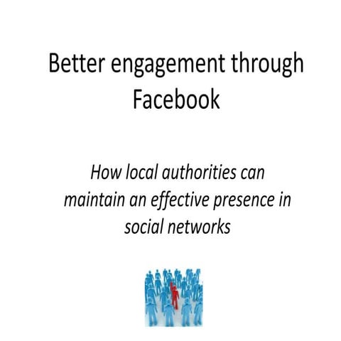 Why local authorities should be on Facebook