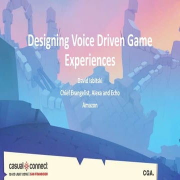 Designing Voice-Driven Game Experiences | Dave Isbitski