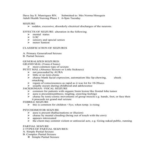 Seizure: Status Epilepticus, pdf file