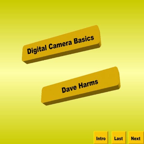 Digital Camera Basic Tutorial