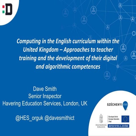 Dave Smith (Havering Education Services): Computing in the English curriculum...
