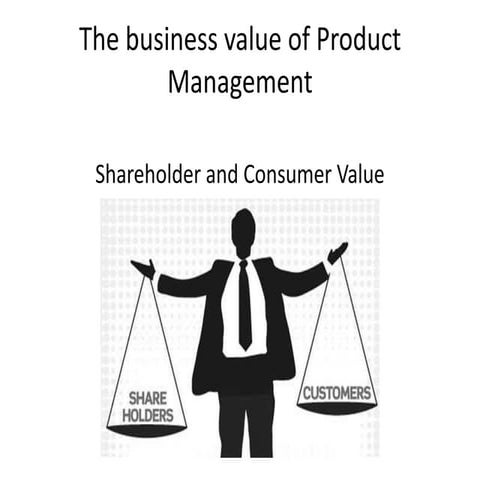 Business Value of Product Management - Dave Thomson