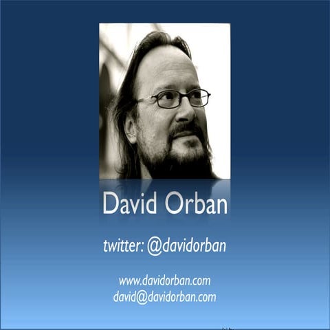 David Orban - Free to be human