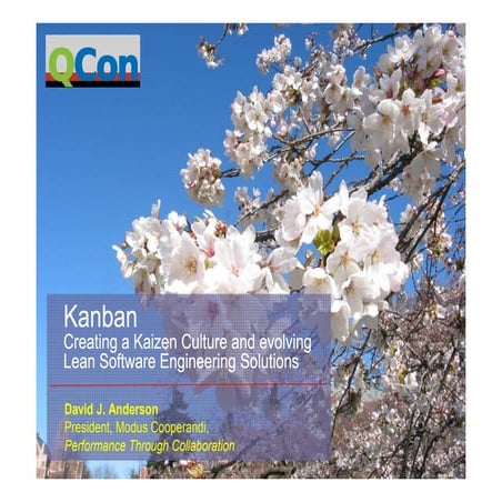David Anderson Kanban At Q Con