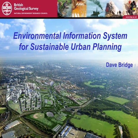 David Bridge presentation,  Communicating Environmental Geoscience workshop, ...