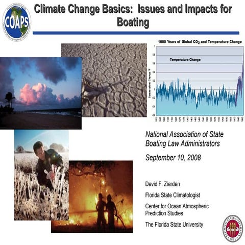Climate Change Basics:  Issues and Impacts for Boating
