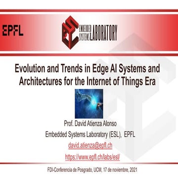 Evolution and Trends in Edge AI Systems and Architectures for the Internet of...
