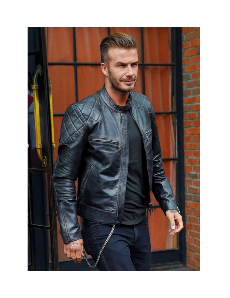 beckham leather jacket