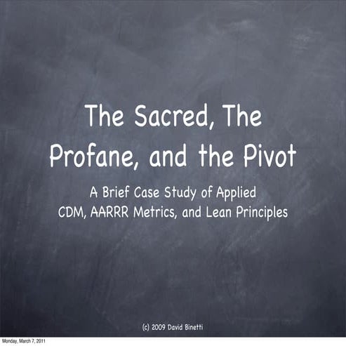 David Binetti lean startup sxsw