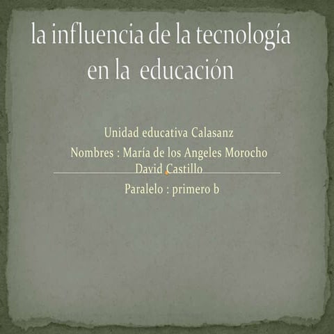 David  castillo y maria de los angeles morocho