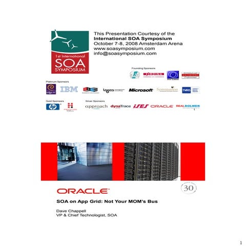 David  Chappel    S O A  Grid