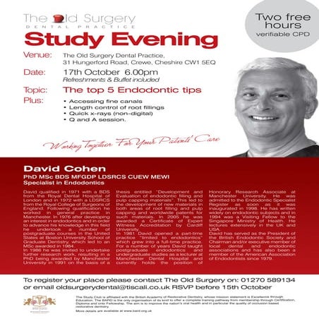 Study Evening with David Cohen