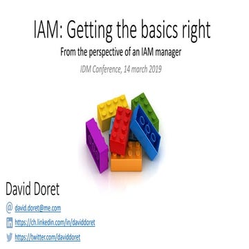 IAM: Getting the basics right