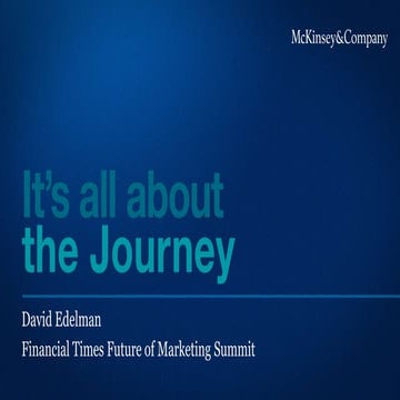 It's All About the Customer Journey