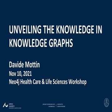 Unveiling the knowledge in knowledge graphs