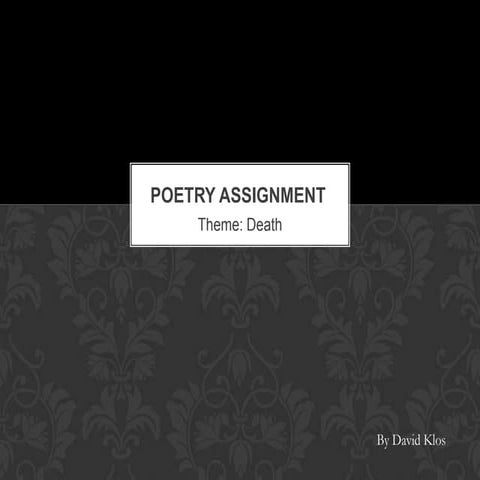 David's Poetry Project