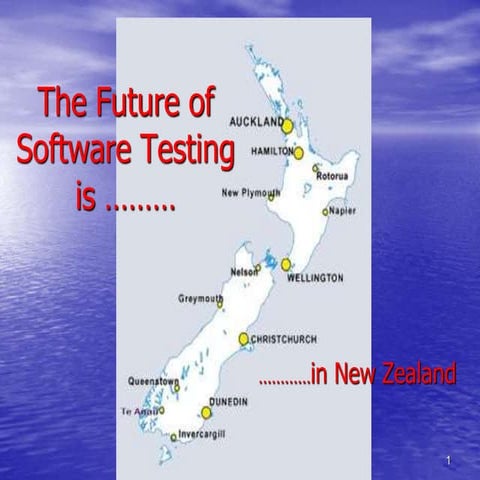 David Hayman - The Future of Testing is in New Zealand
