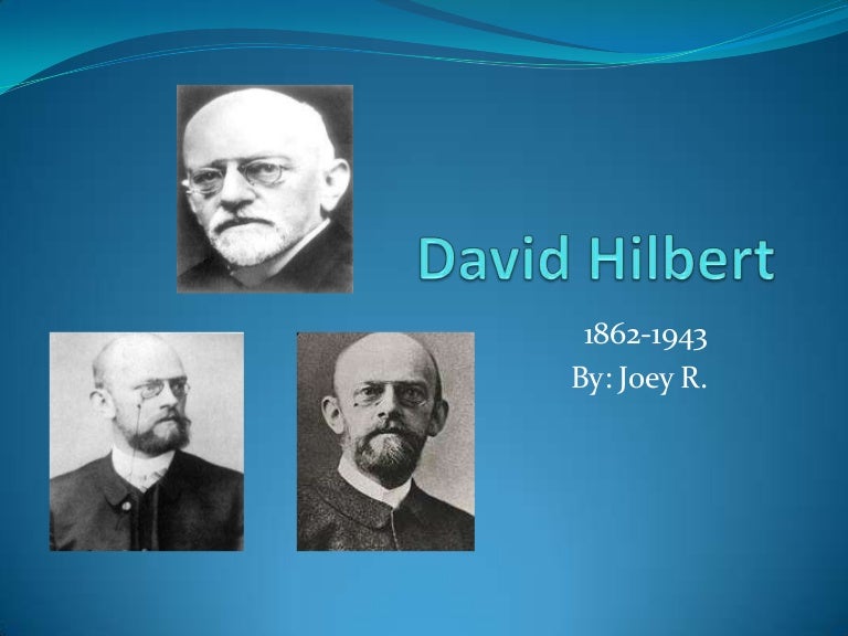 David Hilbert