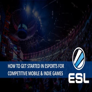 eSports for Competitive Mobile & Indie Games | David Hiltscher