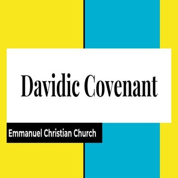 Davidic covenant (English - Chinese)