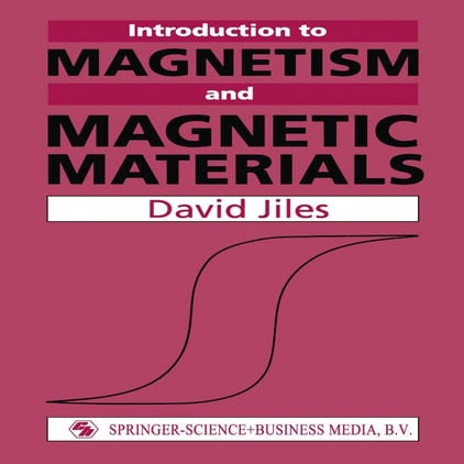 David jiles (auth.) introduction to magnetism and magnetic materials-springer...