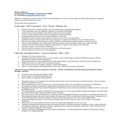CBW resume | DOC