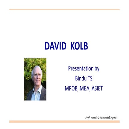 David Kolb