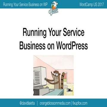 Running Your Service Business on WordPress