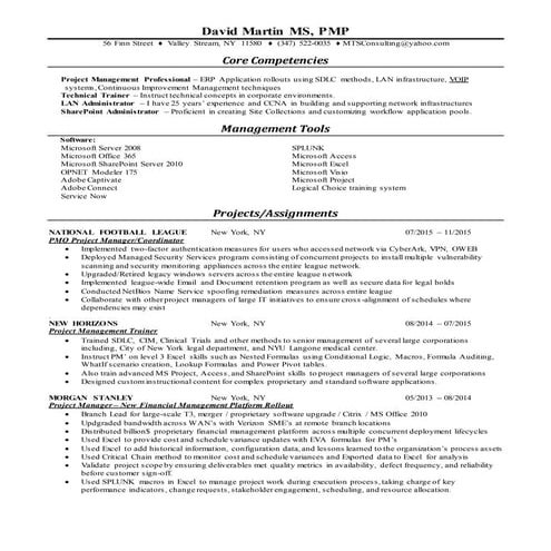 David Martin Resume