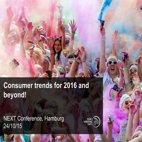 David Mattin: Perform or Perish Key Consumer Trends Reshaping Digital in 2016...