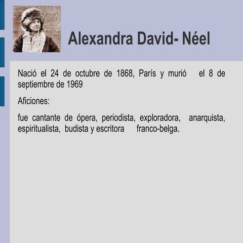 David Neel Biografia