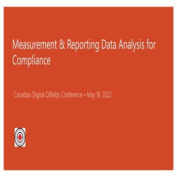 MEASUREMENT & REPORTING DATA ANALYSIS FOR COMPLIANCE