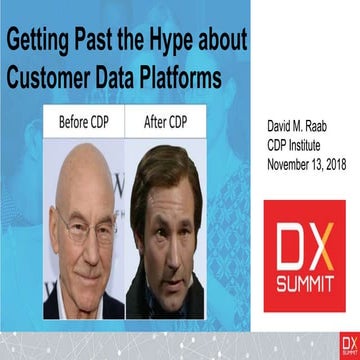 Getting Past the Hype about Customer Data Platforms - David Raab