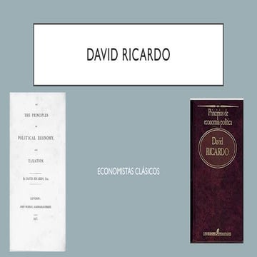 David Ricardo-teoria | PPTX