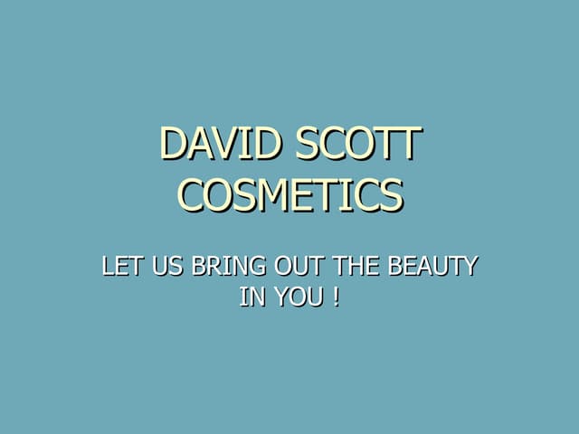 David Scott Irevised Pp