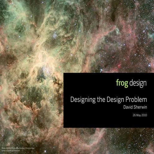 Designing the Design Problem