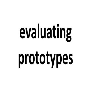 Paper Prototype Evaluation | PPTX