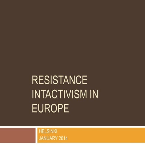 Resistance! Intactivism in Europe