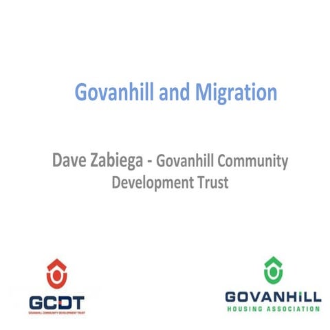 David zabiega Govanhill Community Development Trust