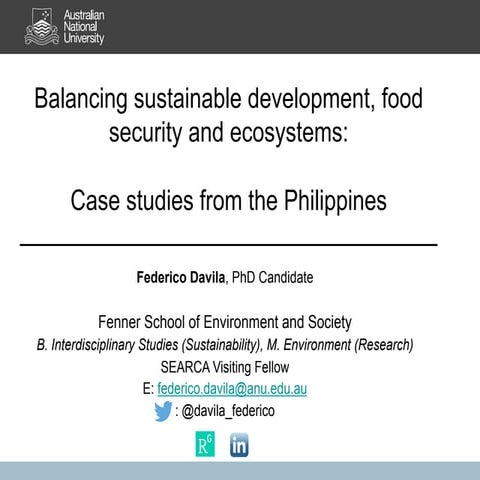 Luc Hoffman Institute visit - Balancing sustainable development, food securit...