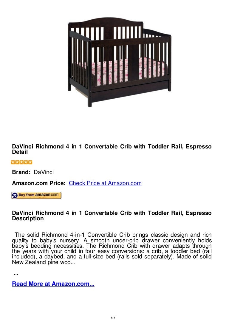 richmond 4 in 1 convertible crib