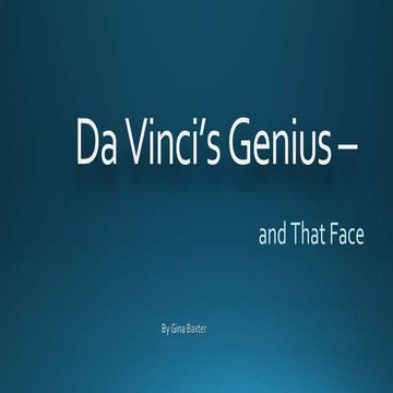 Da vinci’s genius 