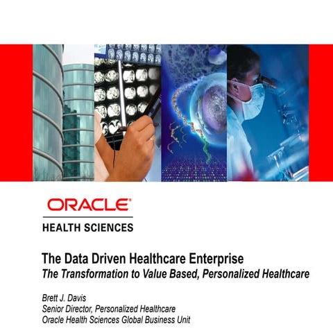 Data Driven Health Care Enterprise