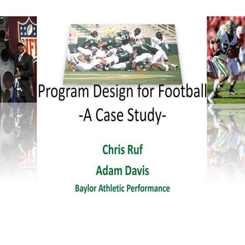 Davis and Ruf - Program Design for Football
