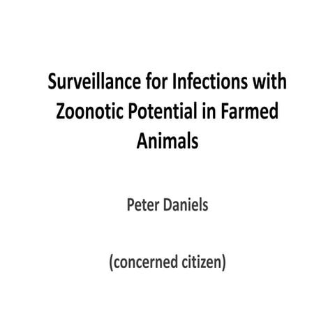 Davos One Health 2015 Surveillance for Pandemic Threats 5 oct 2015  Peter DAN...