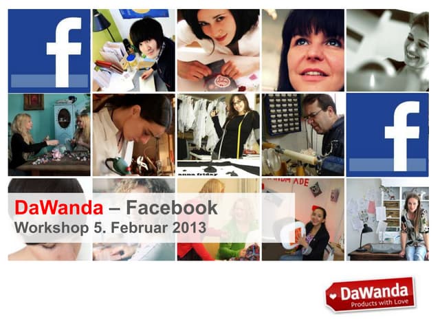 DaWanda Seminar Facebook für Anfänger