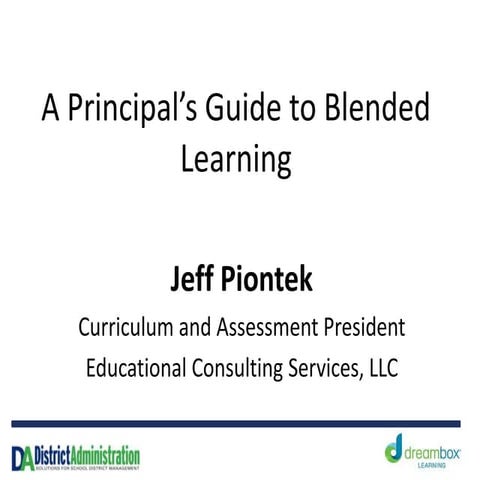 District Administration Webinar: Blended Learning