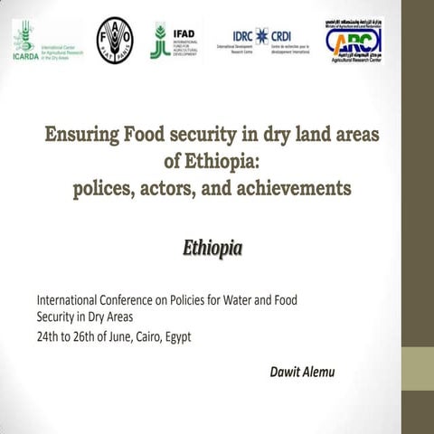 Ensuring Food Security in Ethiopia 