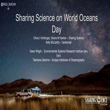 AGU Sharing Science - Social Media Tips